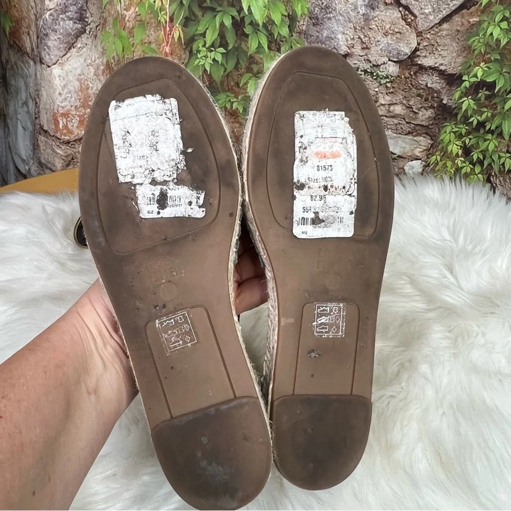 EILEEN FISHER Coastal Luxury Nubuck Gray Ankle-Strap Espadrilles, 7.5